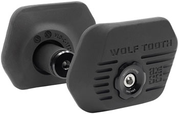 Wolf Tooth Locked-In Bar Ends, Black, Pair EA Bar End