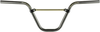 Renthal Moto 20XL BMX Handlebar - 8.25 Rise, Black/Gold V2 Black/Gold EA BMX Handlebar