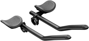 Profile Design Sonic Ergo 26a Aerobar - Aluminum, 400mm, Black EA Clip-On Aero Bar