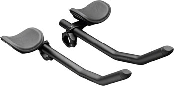 Profile Design Sonic Ergo 39a Aerobar - Aluminum, 400mm, Black EA Clip-On Aero Bar
