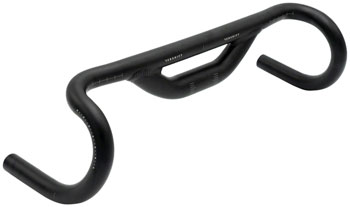 Redshift Sports Top Shelf Low Flare Road Drop Handlebar - Aluminum, 31.8mm, 47cm, 50mm Rise, Black EA Drop Handlebar