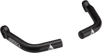 Profile Design Profle Design Boxer Bar Ends: Black PAA Bar End