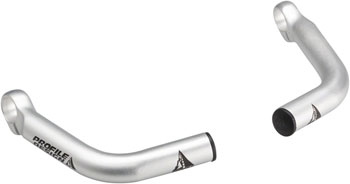 Profile Design Boxer Bar Ends: Silver PAA Bar End
