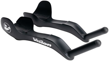 Vision Metron TFE EVO Extensions, Full Carbon, Triathlon/Time TrialAerobar Extensions, 300mm - Black EA Aero Bar Extensions
