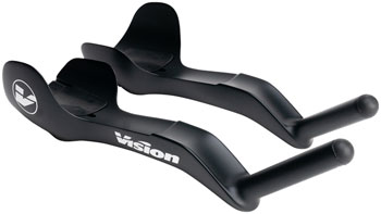Vision Metron TFE EVO Extensions, Full Carbon, Triathlon/Time TrialAerobar Extensions, 280mm - Black EA Aero Bar Extensions