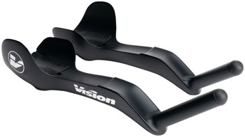 Vision Metron TFE EVO Extensions, Full Carbon, Triathlon/Time TrialAerobar Extensions, 340mm - Black EA Aero Bar Extensions