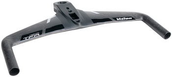 Vision Metron TFA EVO Base Bar, High-Modulus Carbon, 400mm Width, 90mm Stem, Adjustable Stack 5-95mm - Black Carbon EA TT and Base Bar