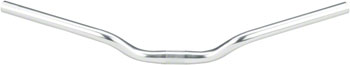 MSW 25.4 Urban Cruiser Bar, 618mm Wide, 45mm Rise 24degree Sweep,Silver EA Cruiser/Multi-Position Handlebar