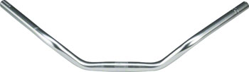 MSW 25.4 Urban Cruiser Bar, 600mm Wide, 70mm Rise, 50 degree Sweep, Silver EA Cruiser/Multi-Position Handlebar