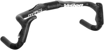 Vision Metron Track Handlebar, 31.8mm Clamp Diameter, 365mm Width, Track-Specific Geometry – Carbon EA Drop Handlebar