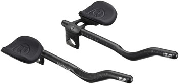 Vision TriMax Carbon Clip-ons, 210–360mm Extension Range, JS-Bend Shape, Aero Bar Add-on – Carbon EA Clip-On Aero Bar