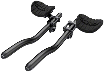 Zipp Vuka Alumina Aerobar Extensions - Race Aluminum, High Black EA Clip-On Aero Bar