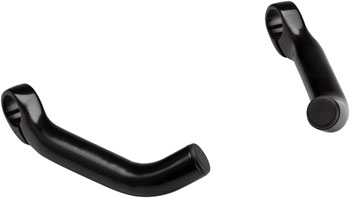 MSW Forged Bar Ends - Short, Black PAA Bar End