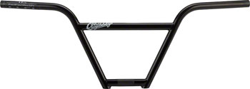 Odyssey 49ER BMX Handlebar - 9", Black , 4-Piece Black EA BMX Handlebar