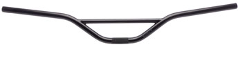 Surly Sunrise Bar Handlebar - 22.2mm Clamp, 31.8mm Clamp w/ Included Shims, 820mm Width, 83mm Rise, Chromoly, Black EA Flat/Riser Handlebar