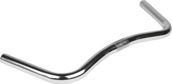 Velo Orange Porteur Handlebar: 22.2, Silver EA Cruiser/Multi-Position Handlebar