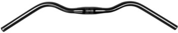 Velo Orange Curvy Handlebar - 31.8, 30 Degree Sweep, 0mm Rise, 680mm width, Black EA Cruiser/Multi-Position Handlebar