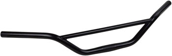 Velo Orange Klunker Handlebar - 25.4 45 Degree Sweep, 76mm Rise, 680mm width, Black EA Cruiser/Multi-Position Handlebar