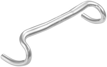 Velo Orange Nouveau Randonneur Handlebar - 31.8, 5 Degree Sweep, 85mm reach, 128mm Drop, 42cm, Silver EA Drop Handlebar
