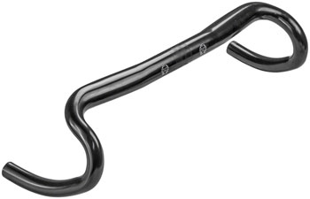 Velo Orange Nouveau Randonneur Handlebar - 31.8, 5 Degree Sweep, 85mm reach, 128mm Drop, 46cm, Noir Black EA Drop Handlebar