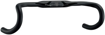 Full Speed Ahead Gossamer Compact Drop Handlebar - Aluminum, 31.8mm, 38cm, Black EA Drop Handlebar