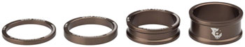 Wolf Tooth Precision Headset Spacers - 3/5/10/15mm, Espresso EA Headset Stack Spacer