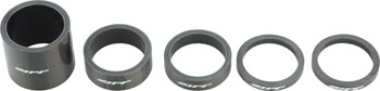 Zipp Headset Spacer Set, UD Carbon (4mm x 2, 8mm x 1, 12mm x1, 30mm x 1) Carbon SET Headset Stack Spacer