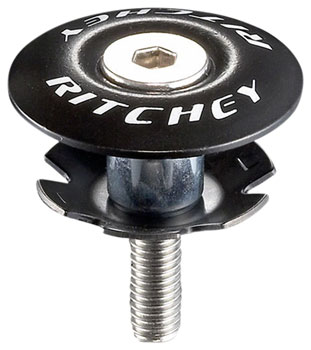 Ritchey Comp Headset Top Cap - 1-1/8", Black EA Headset Top Cap