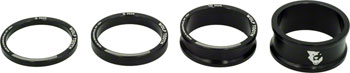 Wolf Tooth Headset Spacer Kit 3, 5,10, 15mm, Black BAG Headset Stack Spacer
