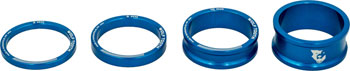 Wolf Tooth Headset Spacer Kit 3, 5, 10, 15mm, Blue BAG Headset Stack Spacer