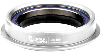 Wolf Tooth Performance Headset - ZS56/40 Lower, Raw Silver Raw Silver EA Headset Lower