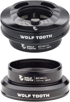 Wolf Tooth Premium Internal Headset - EC44 Upper / EC44 Lower, For Enve In-Route System Only, Black EA Headsets