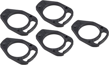 Ritchey Switch Headset Stack Spacers - Switch System Compatibility Only, 5mm, 5 Pack, Black PAK Headset Stack Spacer