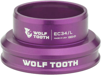 Wolf Tooth Premium Headset - EC34/30 Lower, Ultraviolet Purple Ultraviolet Purple EA Headset Lower