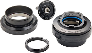 Cane Creek HCR Headset - Hidden Cable Routing, EC44/28.6/H19 Upper | EC44/40/H12 Lower, Tapered, Black EA Headsets