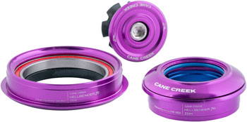 Cane Creek Hellbender 70 Headset - ZS44/28.6/H8 Upper | ZS56/40 Lower, Tapered, Purple EA Headsets