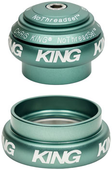 Chris King NoThreadSet Headset - 1-1/8", Matte Jade Matte Jade EA Headsets