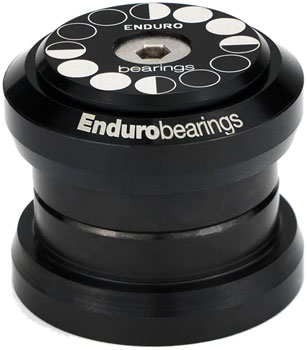 Enduro HDK-0007 External Bearing Kit - EC34/28.6 Upper | EC34/30 Lower, Angular Contact Bearings, Straight, Black Oxide Black EA Headsets