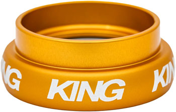 Chris King InSet 8 Headset Lower Cup and Bearing - EC44, 1-1/4", Matte Gold 50th Anniversary Matte Gold EA Headset Lower