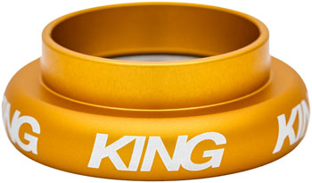 Chris King InSet 7 Headset Lower Cup and Bearing - EC44, 1-1/2", Matte Gold 50th Anniversary Matte Gold EA Headset Lower