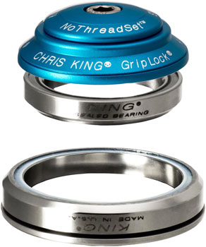 Chris King DropSet 3 Headset - 1-1/8 - 1.5", 41/52mm, 36 Deg, Matte Turquoise Matte Turquoise EA Headsets