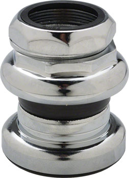 Tange-Seiki Passage New 1" Threaded Headset: 26.4mm Crown Race Chrome EA Headsets