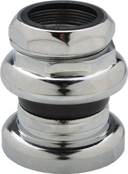 Tange-Seiki Passage New 1" Threaded Headset: 27.0mm Crown Race Chrome EA Headsets