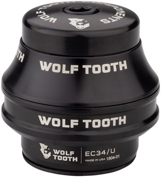 Wolf Tooth Premium Headset - EC34/28.6 Upper, 25mm Stack, Black EA Headset Upper