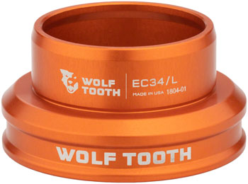 Wolf Tooth Premium Headset - EC34/30 Lower, Orange EA Headset Lower