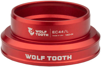 Wolf Tooth Premium Headset - EC44/40 Lower, Red EA Headset Lower
