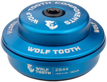Wolf Tooth Premium Headset - ZS44/28.6 Upper, 6mm Stack, Blue EA Headset Upper