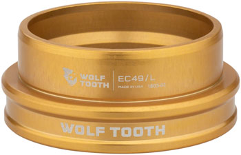 Wolf Tooth Premium Headset - EC49/40 Lower, Gold EA Headset Lower