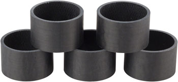 Whisky Parts Co. WHISKY 20mm UD Carbon Spacer Matte Black 5-pack EA Headset Stack Spacer
