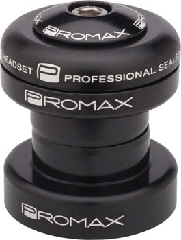 Promax PI-1 Alloy Sealed Bearing 1" Press in Headset Black EA Headsets